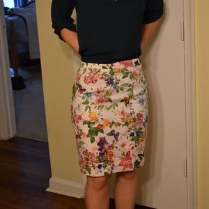Loft floral skirt!